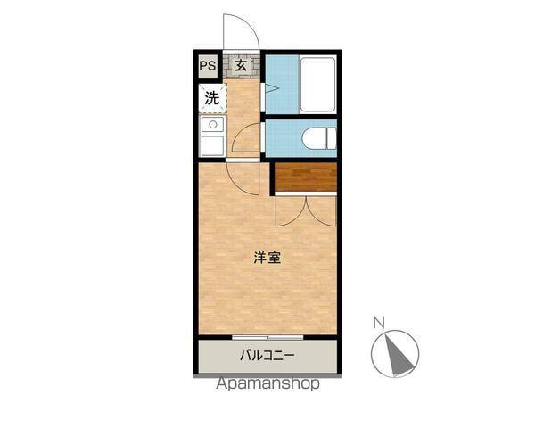 エクセレント岩槻(1K/3階)の間取り写真