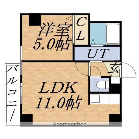 SーFORT札幌北5条(1LDK/6階)の間取り写真