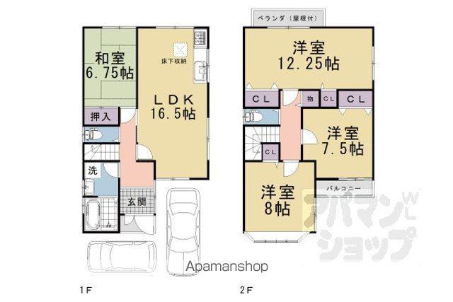 京阪電気鉄道京阪線 淀駅 徒歩12分 2階建 築10年(4LDK)の間取り写真