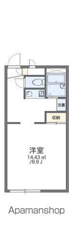 レオパレスシャルマン(1K/2階)の間取り写真