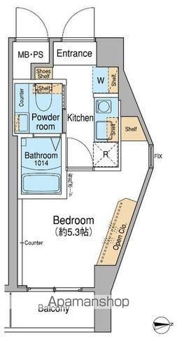 FUU OIMACHI BY LATIERRA(1K/7階)の間取り写真