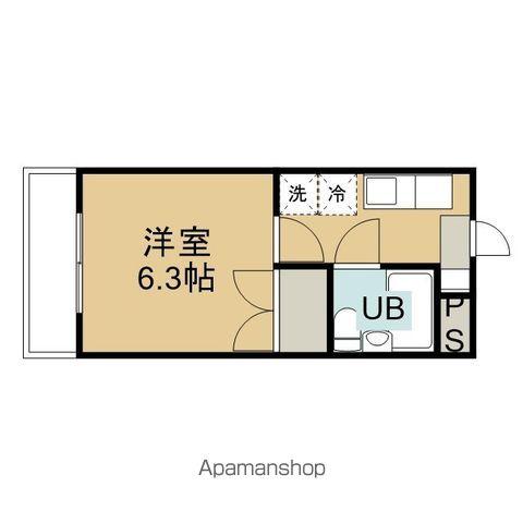 サンレイプラザ(1K/2階)の間取り写真