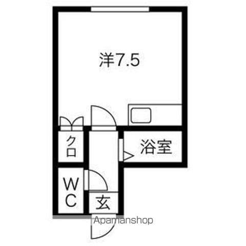 10BOX本郷(ワンルーム/2階)の間取り写真