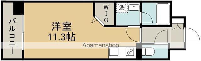 MARLE神水(ワンルーム/4階)の間取り写真