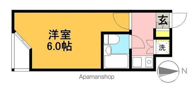 日神パレス永福町(1K/1階)の間取り写真