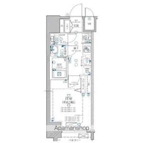 ディアレイシャス矢場町(1K/3階)の間取り写真