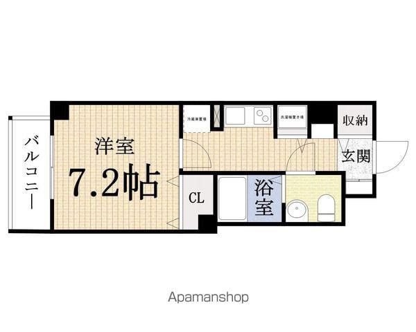 ALIVIO MIYAKOJIMA(1K/4階)の間取り写真
