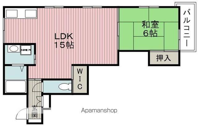 キャロル豊中千里園(1LDK/1階)の間取り写真
