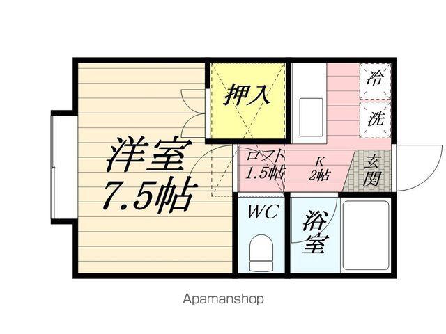 サンパレス大町(1K/1階)の間取り写真