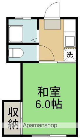 アルコーブ中倉(1K/1階)の間取り写真