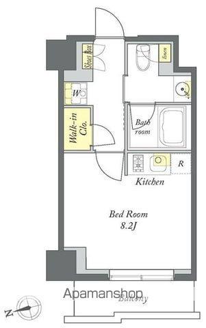 プライムメゾン清澄白河(ワンルーム/3階)の間取り写真