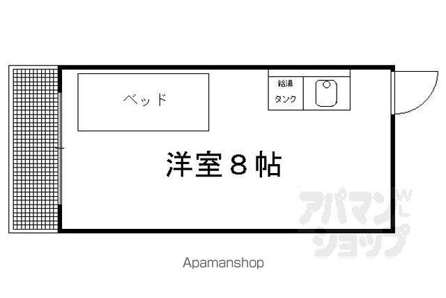 紫竹中嶋ビル(ワンルーム/2階)の間取り写真