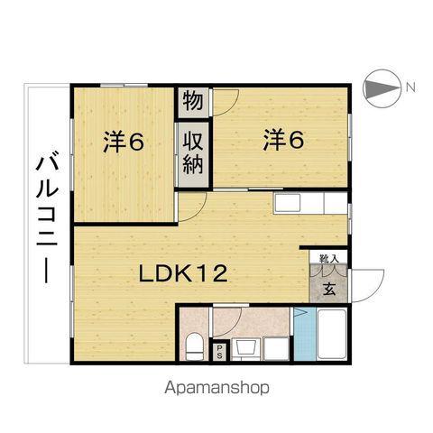 サンシャイン佐孝(2LDK/1階)の間取り写真