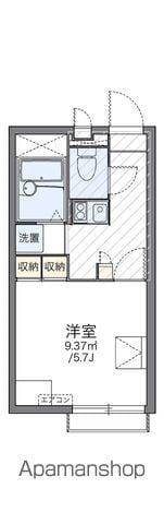 レオパレスブリスクコート(1K/2階)の間取り写真