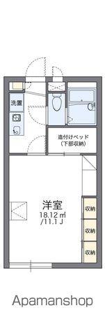 レオパレス飛馬(1K/1階)の間取り写真