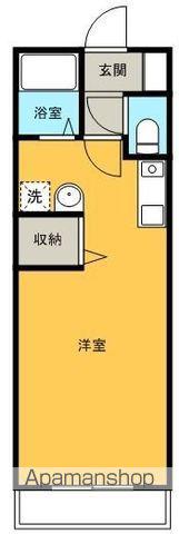 サンハイムYK(ワンルーム/2階)の間取り写真