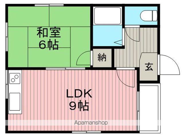 セントポーリア豊中(1LDK/2階)の間取り写真