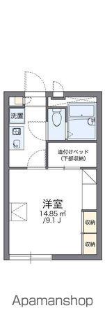 レオパレスレジーナ(1K/2階)の間取り写真