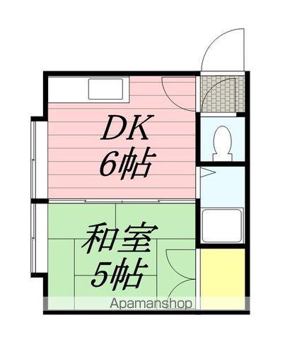 丹羽マンション(1DK/3階)の間取り写真