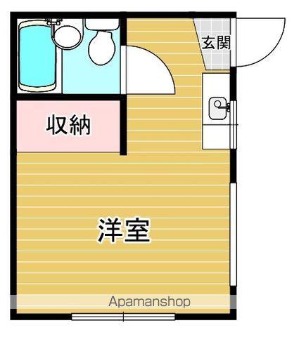 キャドBOX(ワンルーム/2階)の間取り写真