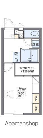 レオパレス 萩ヶ丘(1K/2階)の間取り写真