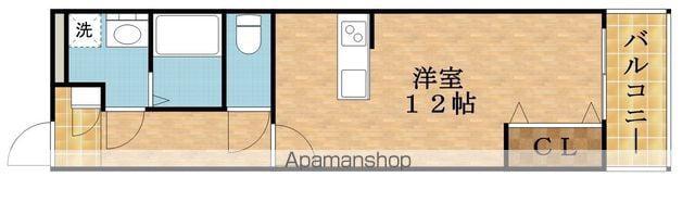 DITコート(ワンルーム/4階)の間取り写真