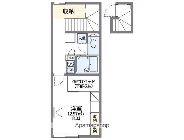 レオパレスTYK富山(1K/2階)の間取り写真