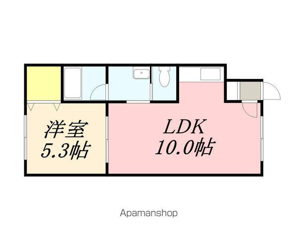 ルカ的場(1LDK/3階)の間取り写真