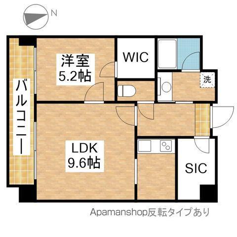 メゾン ド オーキッド(1LDK/3階)の間取り写真