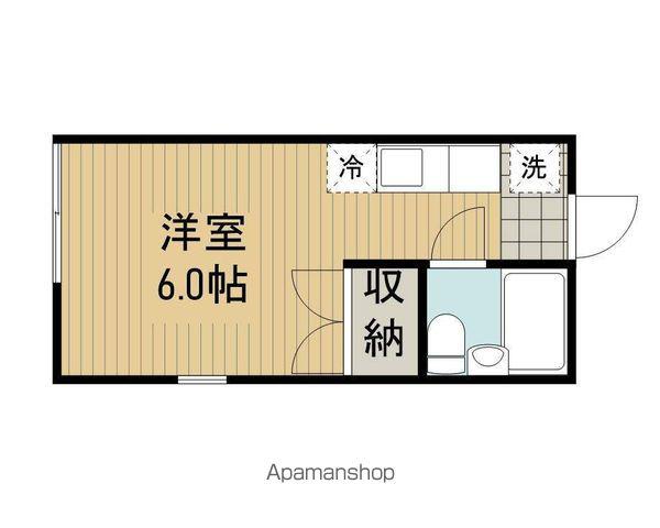 アドウィスタリア(ワンルーム/1階)の間取り写真