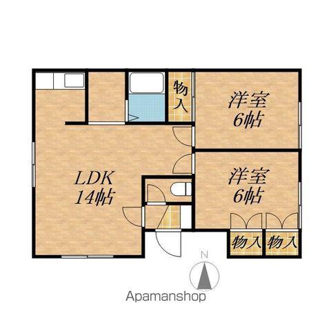 MAエルム(2LDK/2階)の間取り写真