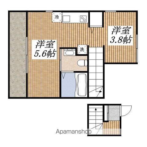 ルミエール(ワンルーム/3階)の間取り写真