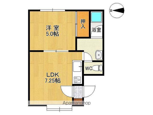 シティコーポ114A(1DK/1階)の間取り写真