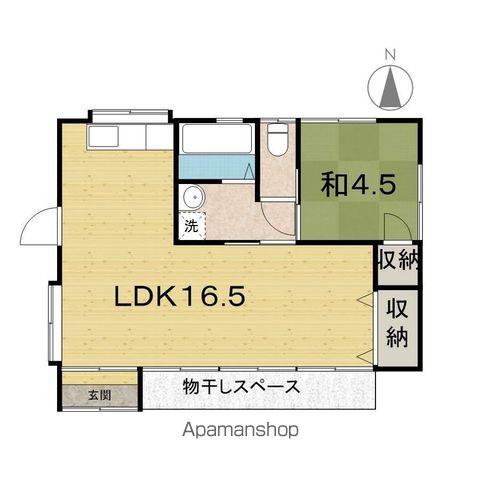 東北本線 岩切駅 徒歩8分 1階建 築49年(1LDK)の間取り写真