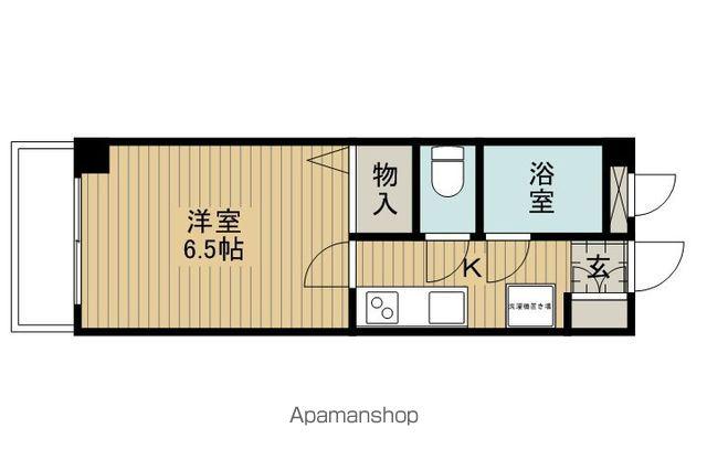 レジデンス923下諏訪(1K/4階)の間取り写真