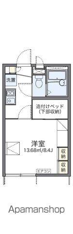 レオパレスノースRIVER(1K/1階)の間取り写真