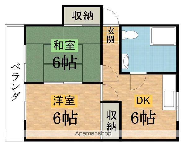 第一池田マンション(2DK/5階)の間取り写真