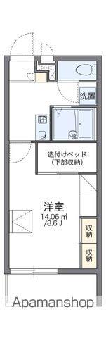 レオパレスわかば(1K/2階)の間取り写真
