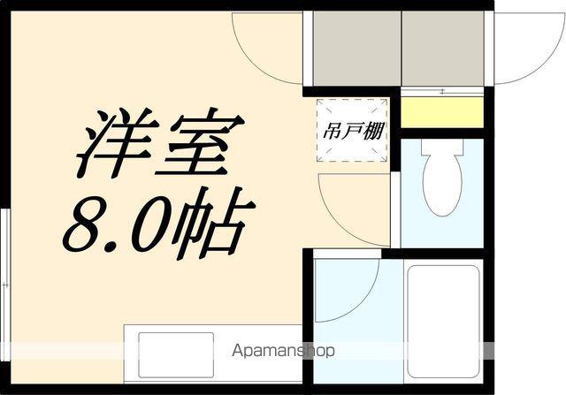ウェーブリッチⅡ(ワンルーム/1階)の間取り写真