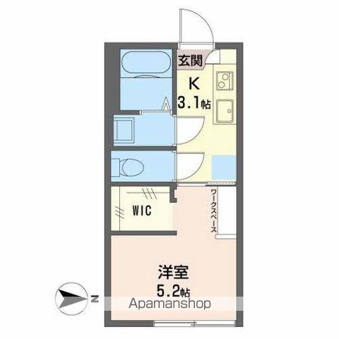 グリーンパレス フィロソフィー(1K/1階)の間取り写真