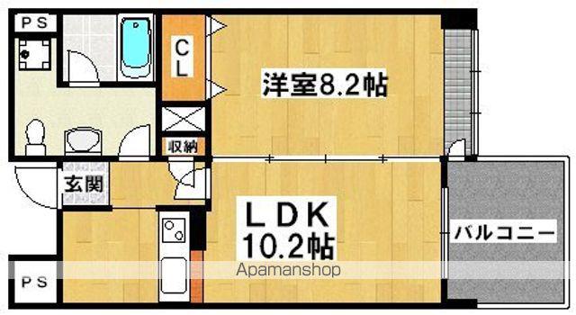 LA SANTE(1LDK/4階)の間取り写真