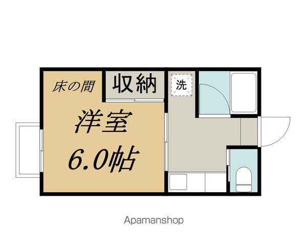 ととろハウス(1K/1階)の間取り写真