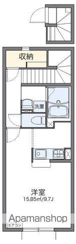 レオネクストセジュールⅣ(1K/2階)の間取り写真
