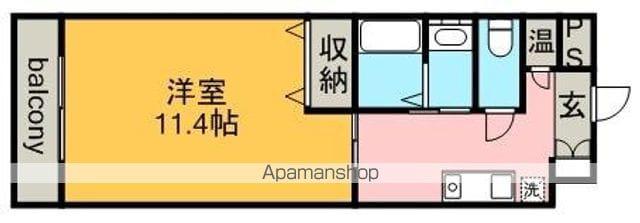 大曽根朝日マンション(1K/8階)の間取り写真