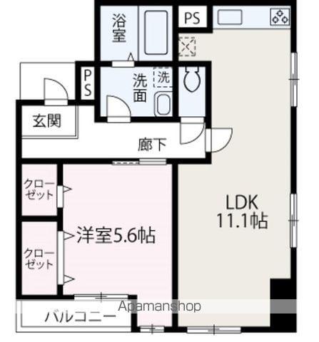 ステラハウス成増(1LDK/1階)の間取り写真