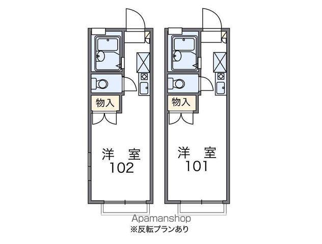 レオパレスシゲール(1K/1階)の間取り写真