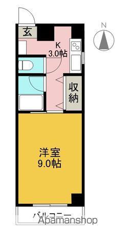 レスポワール(1K/2階)の間取り写真