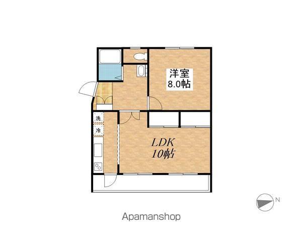アストリア小町屋(1LDK/2階)の間取り写真