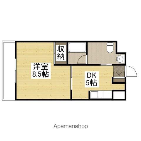 STAGE T3(1DK/2階)の間取り写真