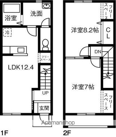 M.リアン(2LDK)の間取り写真